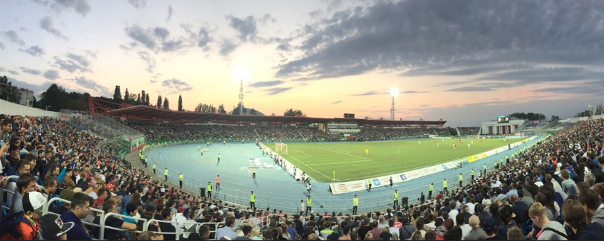 Уфа, Когда заполняется стадион на 100%.