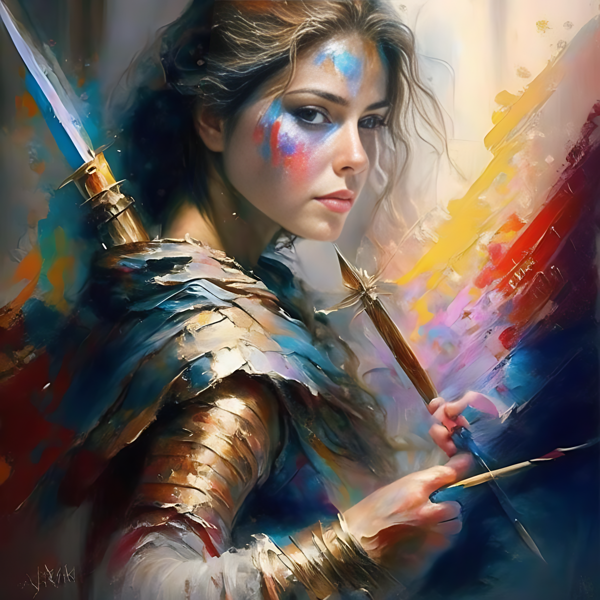 воинство света создано нейросетью kandinsky 2.1