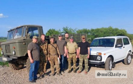 Побывали также в расположении смоленского ОМОНа.  📷
