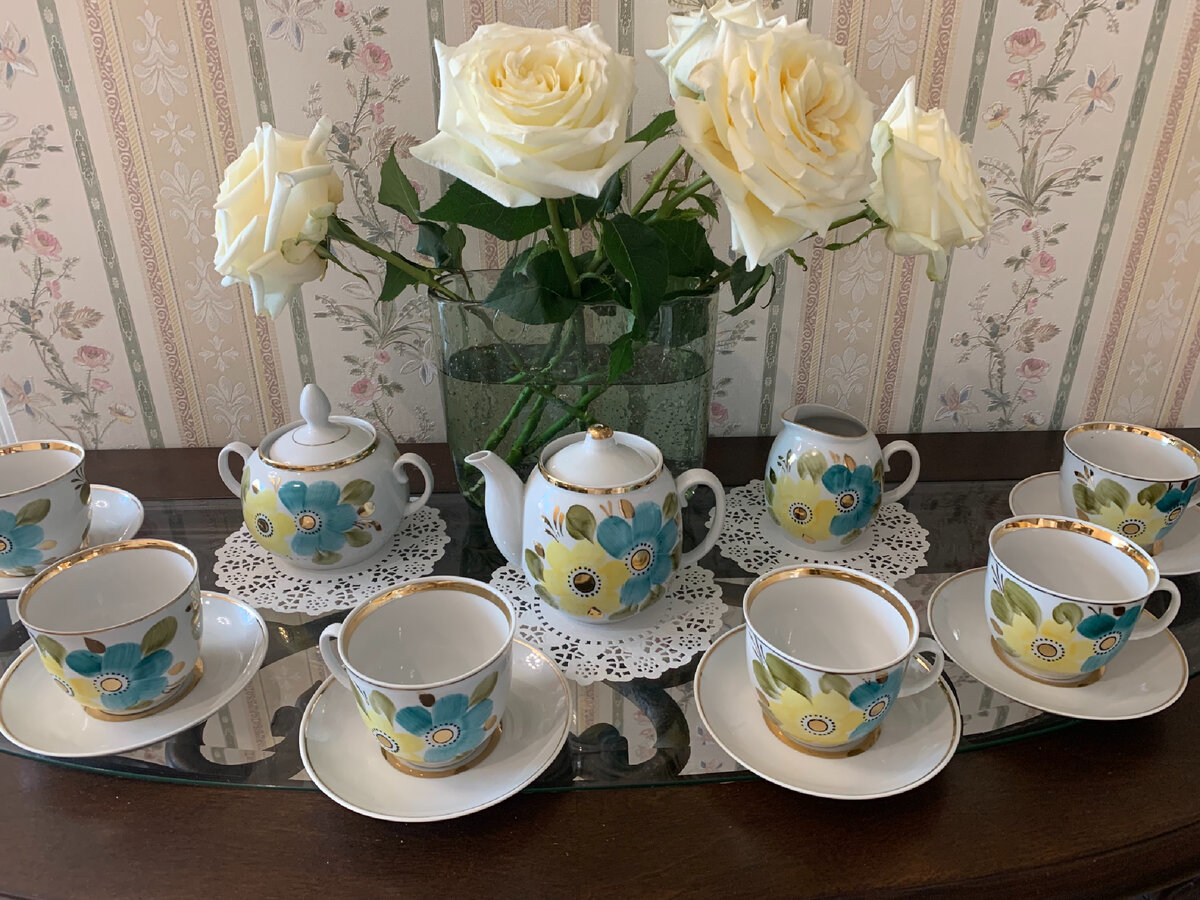 Чайный сервиз «Ромашки», Барановка 1970е годы