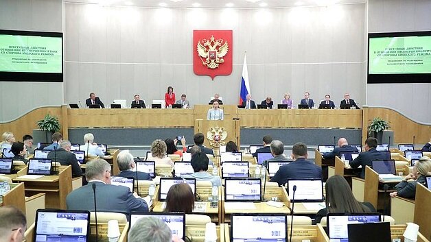 Пленарное заседание ГД РФ. Фото: пресс-служба ГД РФ