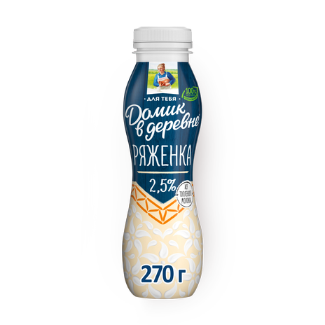 Ингредиенты для ПП крема. Ряженка (нужно половина налей бутылки)