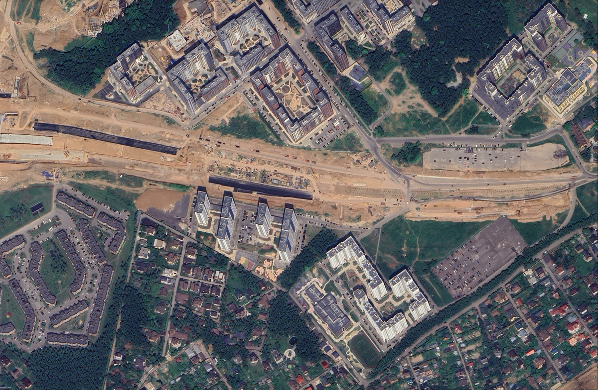 🗺 2: Оборотные тупики за станцией «Потапово».  