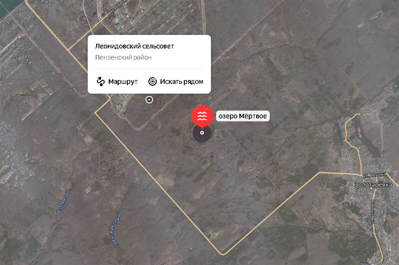 Карта от Яндекса