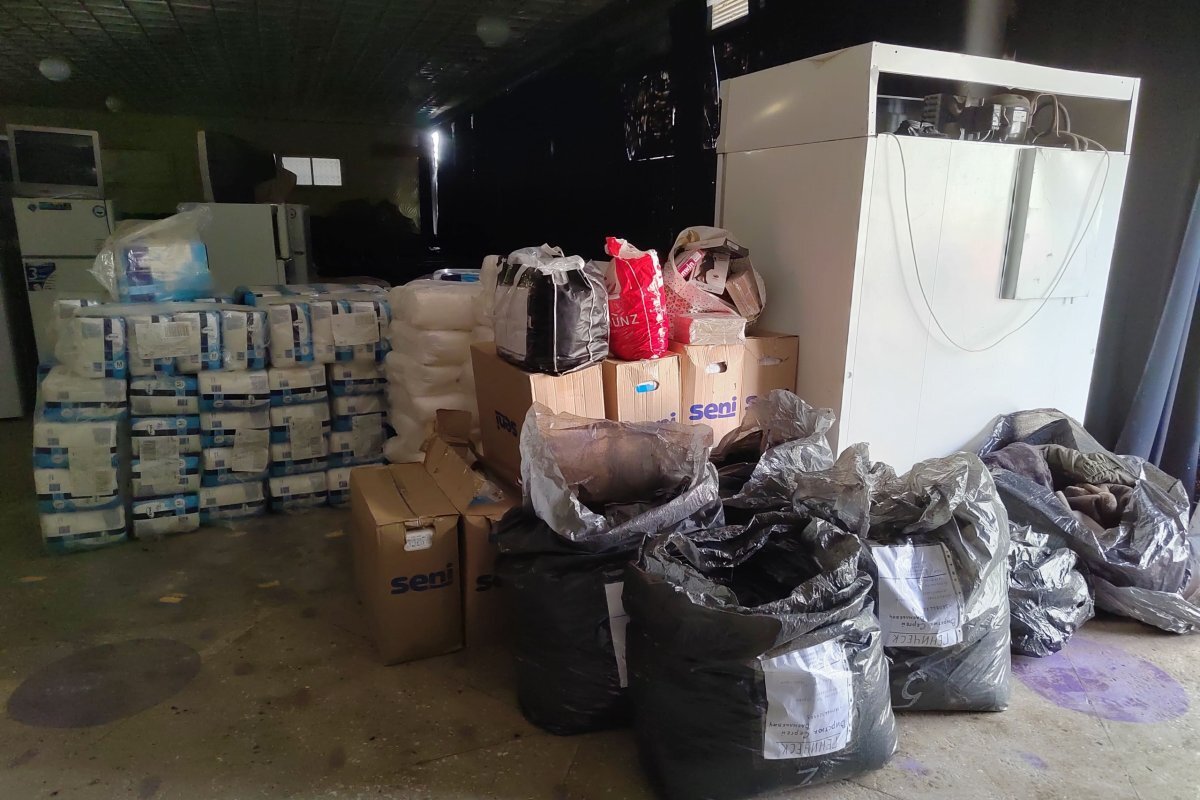    В Днепровский дом-интернат доставили гуманитарный груз из Псковской области