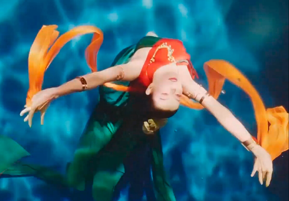 Подводный танец "Молитва" 