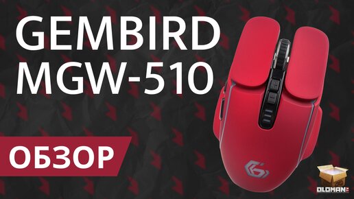 ОБЗОР GEMBIRD MGW-510 | БЕСПРОВОДНАЯ ИГРОВАЯ МЫШЬ С ПОДСВЕТКОЙ RGB