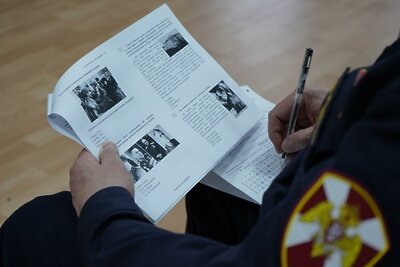    «Диктант Победы» © Пресс-служба Главного управления Росгвардии по Московской области