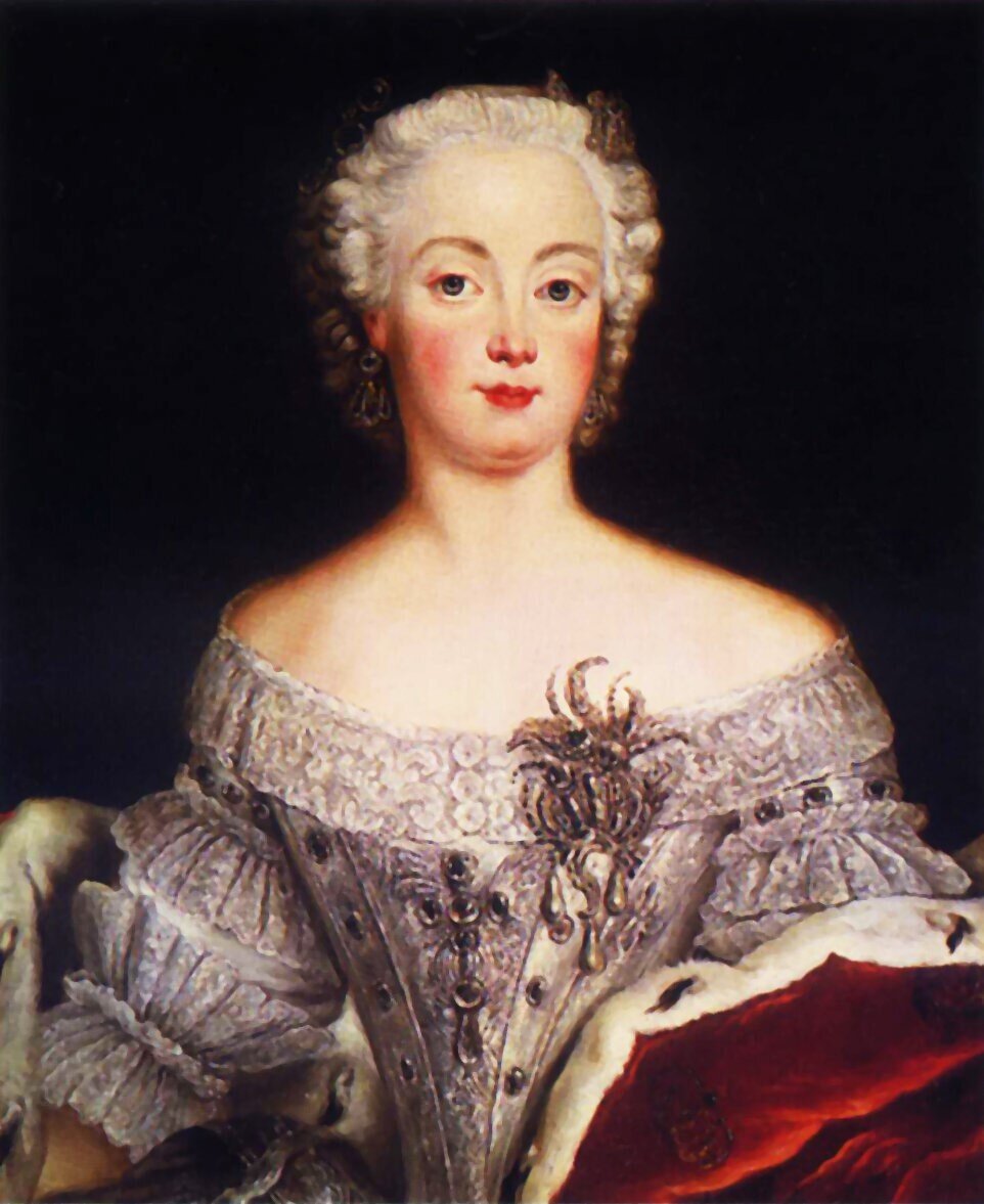 Элизабет Кристина ок. 1740 г., худ. Антуан Пен.