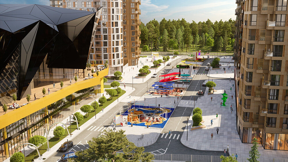 Дизайнерский бульвар в Russian Design Sitrict