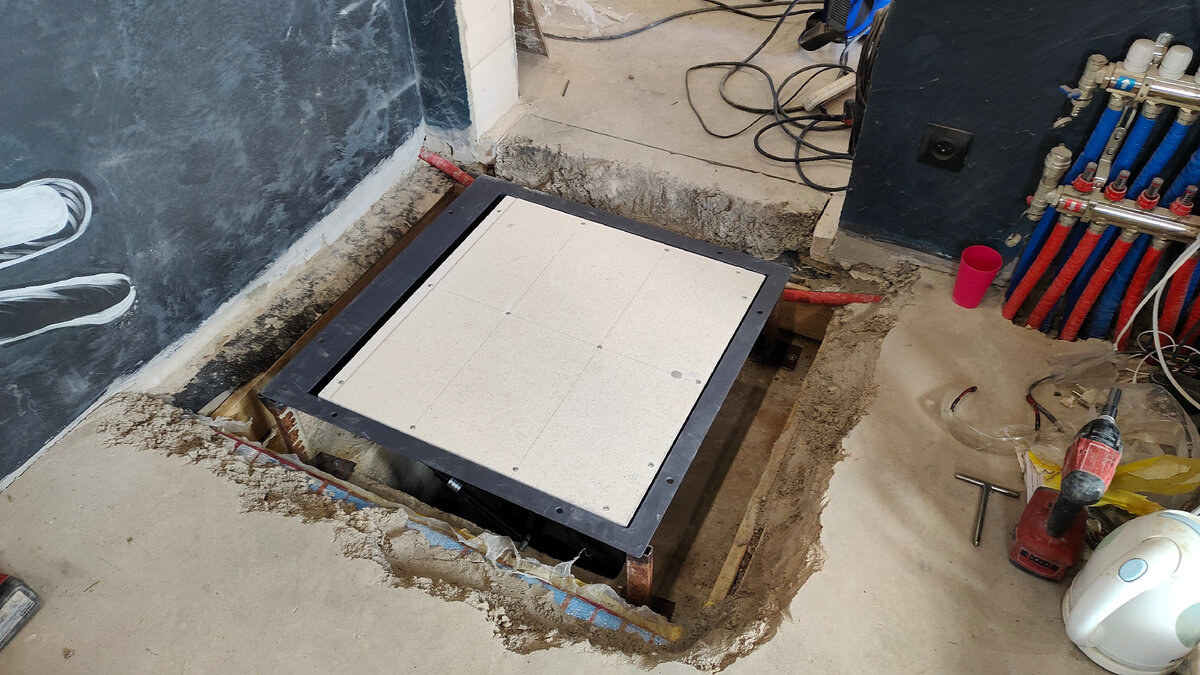 Люк до заливки