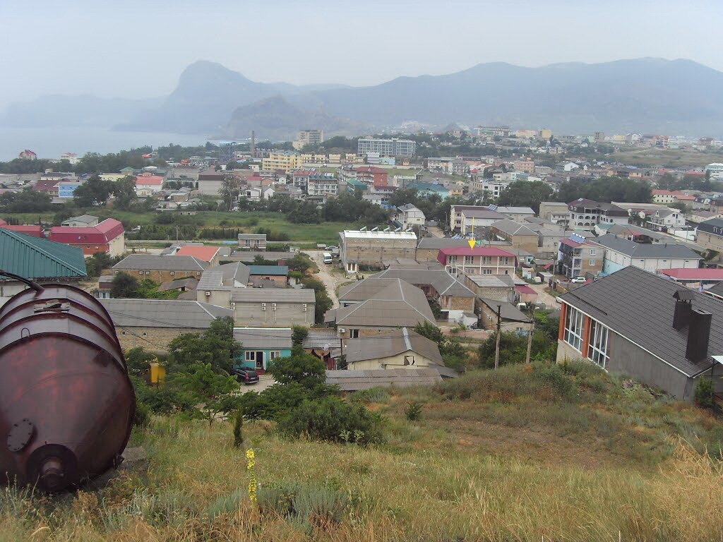 Расположение отеля Ираде в Судаке