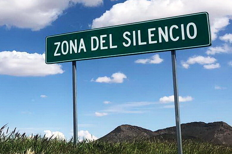 Зона молчания. Зона молчания в Мексике. Зона молчания Мексика картинка.