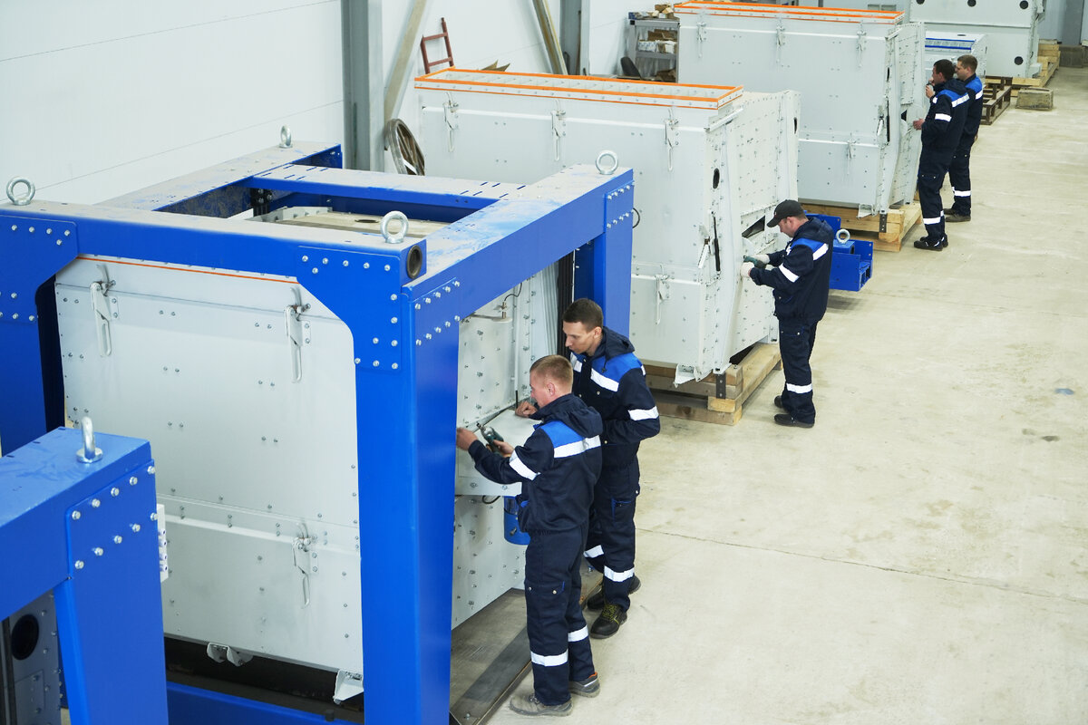 Линейка GRAINSTORM в производственном цехе