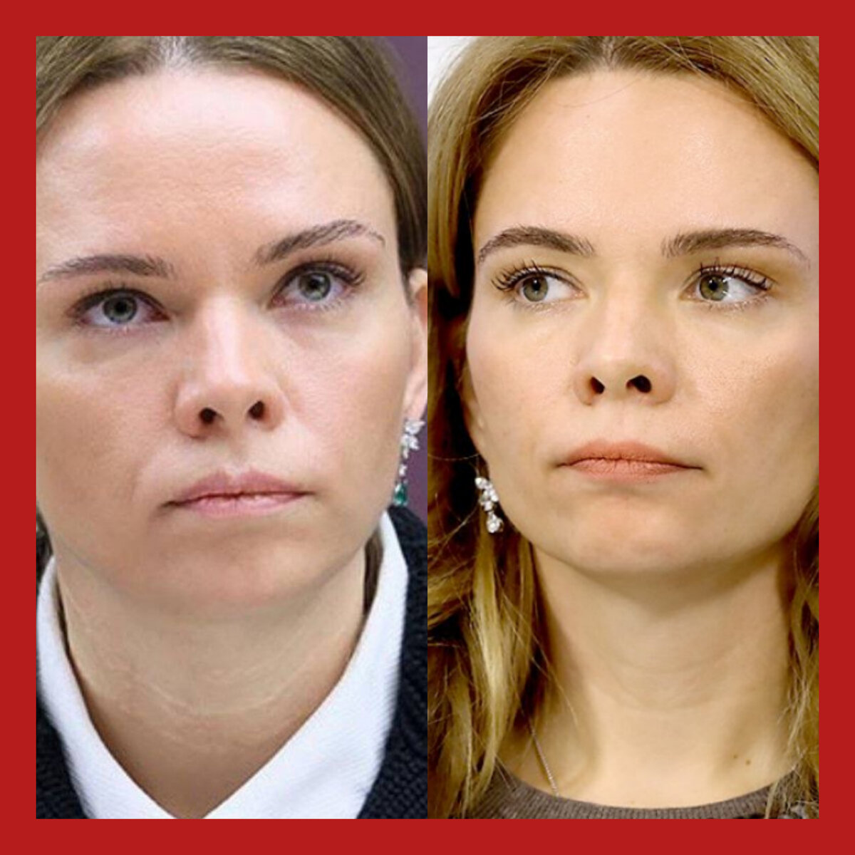 Это Елена. Как видите, может быть разной. Справа с милой внешностью, слева - суровая