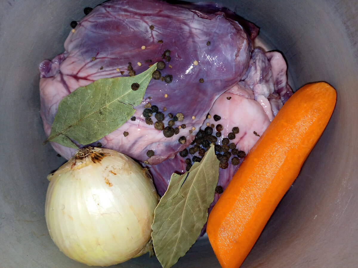 Свиное сердце для начинки.