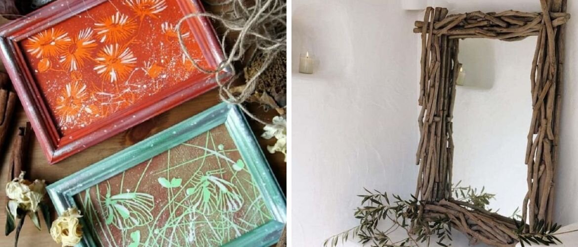 Как сделать рамку для картины своими руками: декор из подручных материалов (+бонус-видео)