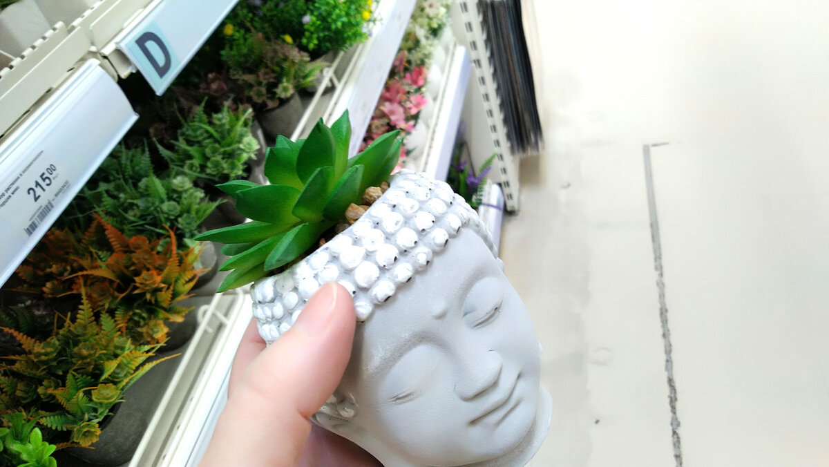 Фото с искусственными цветами из Леруа Мерлен