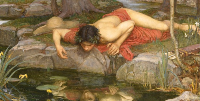 Нарцисс Бог — в древнегреческой мифологии сын речного бога Кефиса и нимфы Лириопы (Лаврионы), либо сын Эндимиона и Селены, ставший символом юношеской гордыни и самовлюбленности.