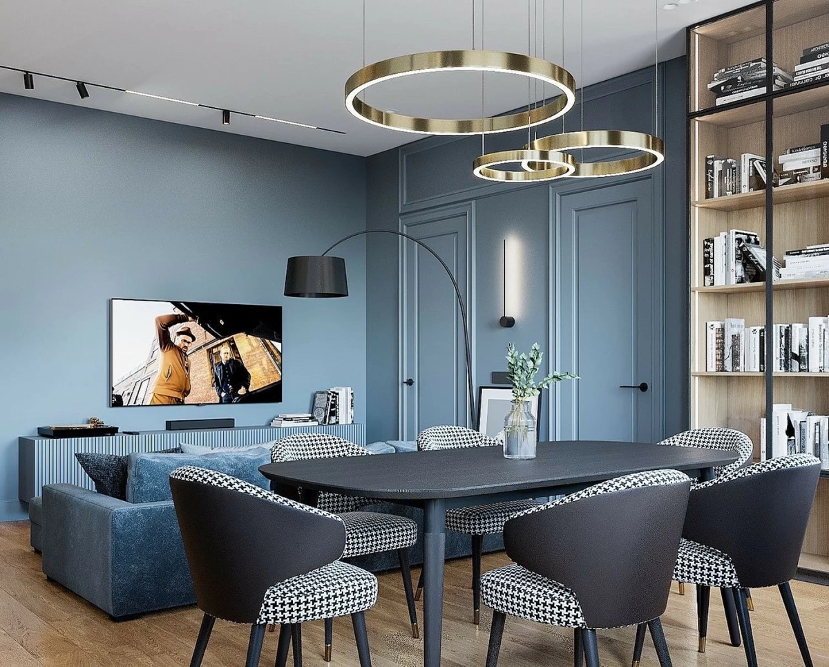 Главный тренд — соединять в одном пространстве разные тематические зоны, выделяя их визуально, но не разделяя физически