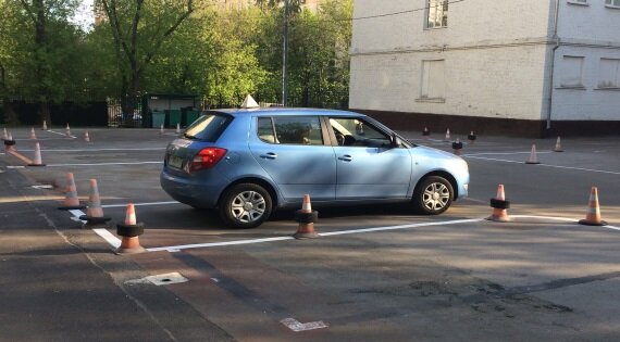 Площадка для вождения в Сокольниках автошкола Москва