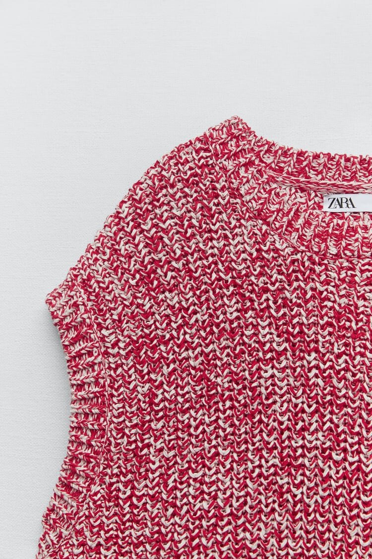 Безрукавка полупатентной резинкой от Zara. | Вязание спицами 🧶 Настя ...