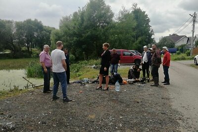 Акция «Вода России» по очистке берега реки Конопельки прошла в Подольске