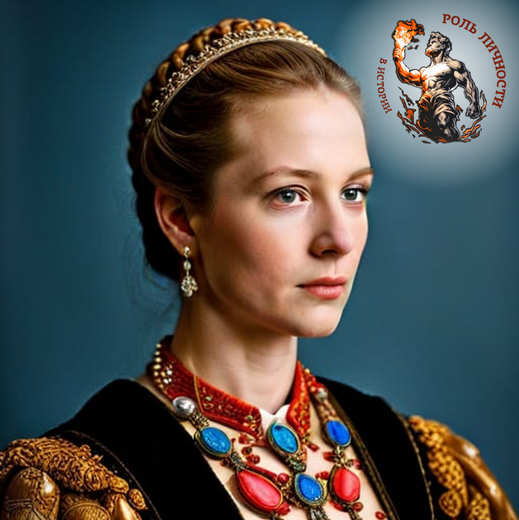 Екатерина Медичи в молодости (версия искусственного интеллекта)