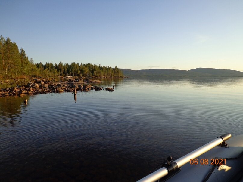 Место стапеля. Погода благоприятствовала в этот день экспедиционерам.