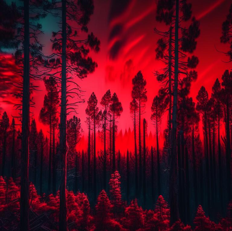 Красное небо Шаана. Изображение принадлежит каналу "Мир Фэнтези" и его автору.