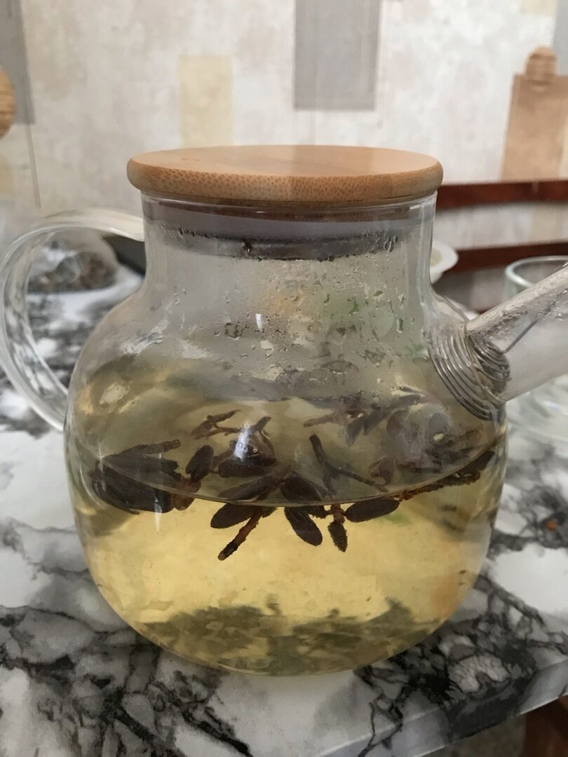 Трава в заваренном чистом виде