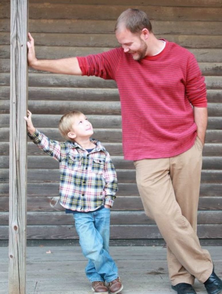 Папа. Отец и сын. Воспитание мальчиков. Как договориться с ребенком. Высокий папа.