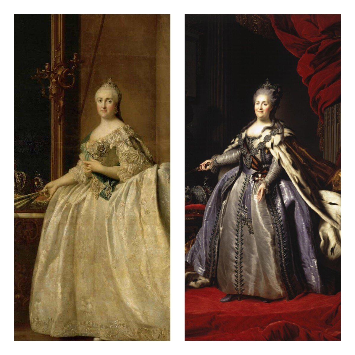 Екатерина II: 1762 и 1780 годы