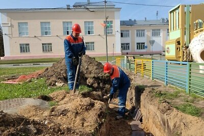    Ремонт кабельной линии в Куровском © Пресс-служба Министерства энергетики Московской области
