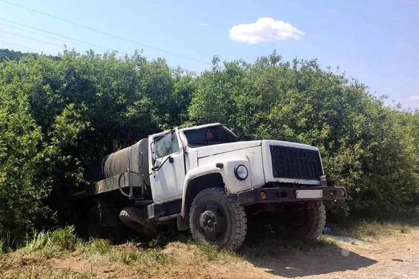 Троллейбус уехал без водителя