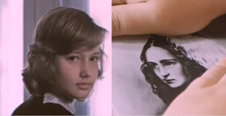 Ольга Тюркина в фильме "Весенние перевёртыши".