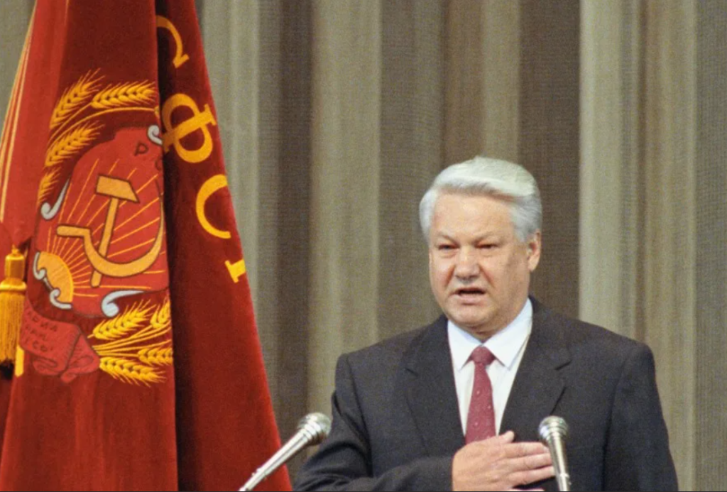 12 июня 1991 г. Ельцин 1990.