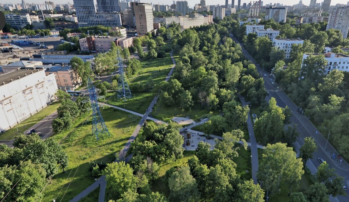 Вид в обратную сторону с той же точки, 2022. Яндекс.Панорамы.