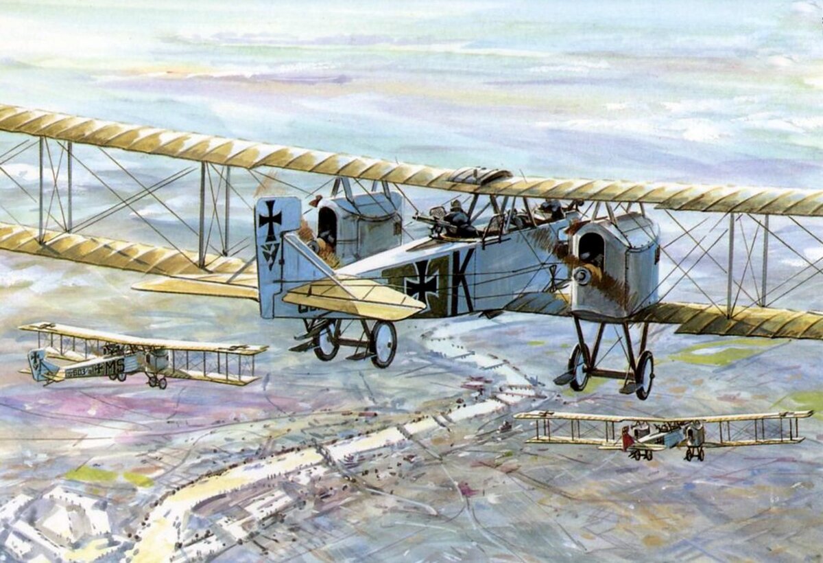 Первые немецкие самолеты. Gotha g.IV. Аэропланы первой мировой войны 1914-1918. Немецкие самолеты первой мировой войны 1914-1918. Самолет Gotha g.IV.