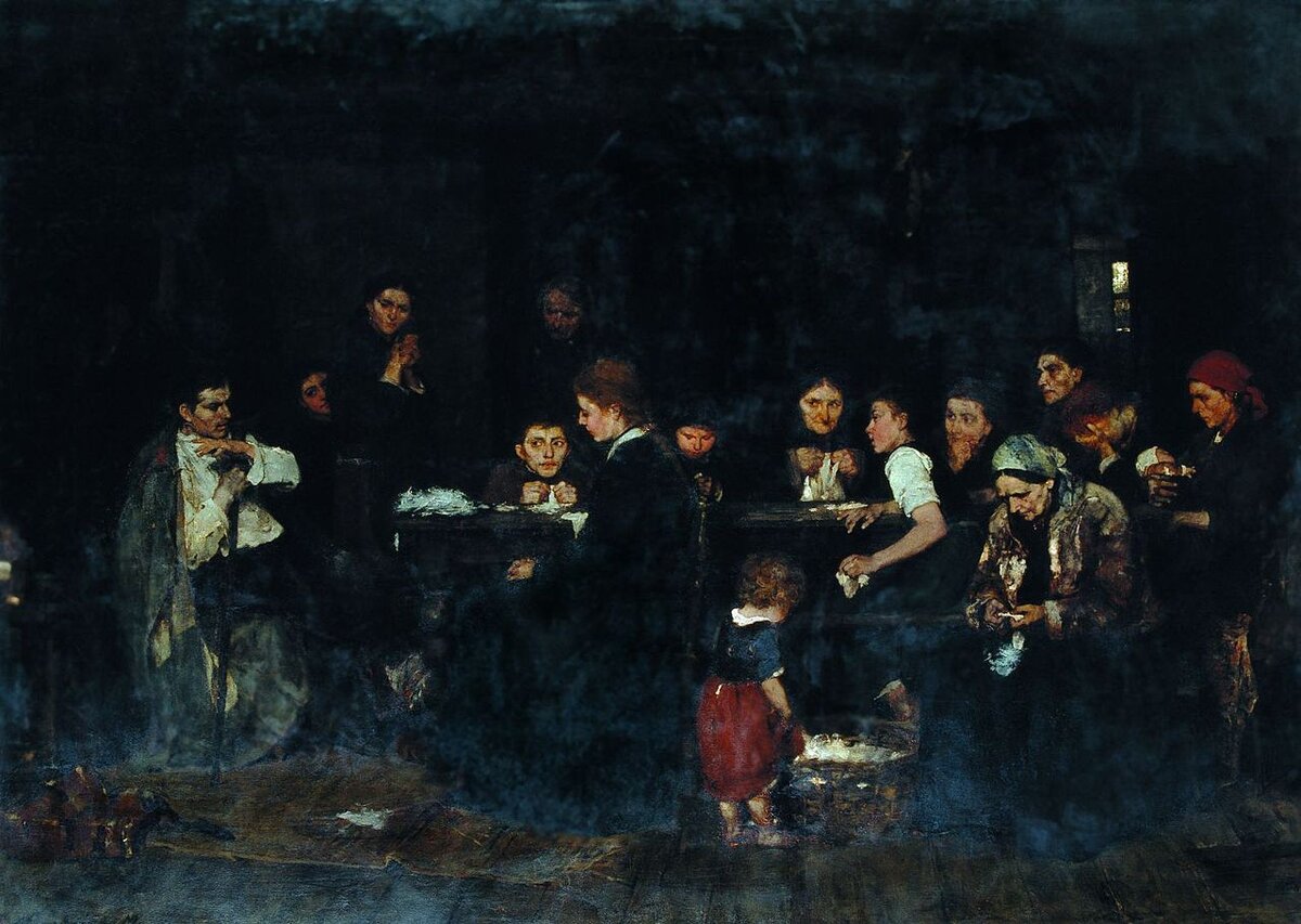 Михай Мункачи. Щипательницы корпии, 1871