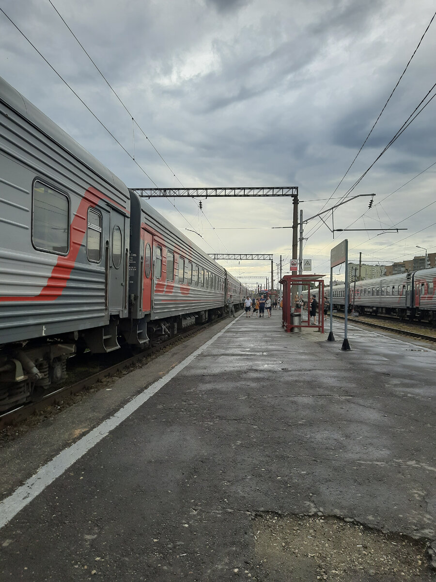 Фото автора. Остановка Рязань-2