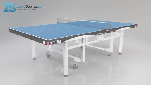 Теннисный стол профессиональный Butterfly Centrefold 25 ITTF обзор