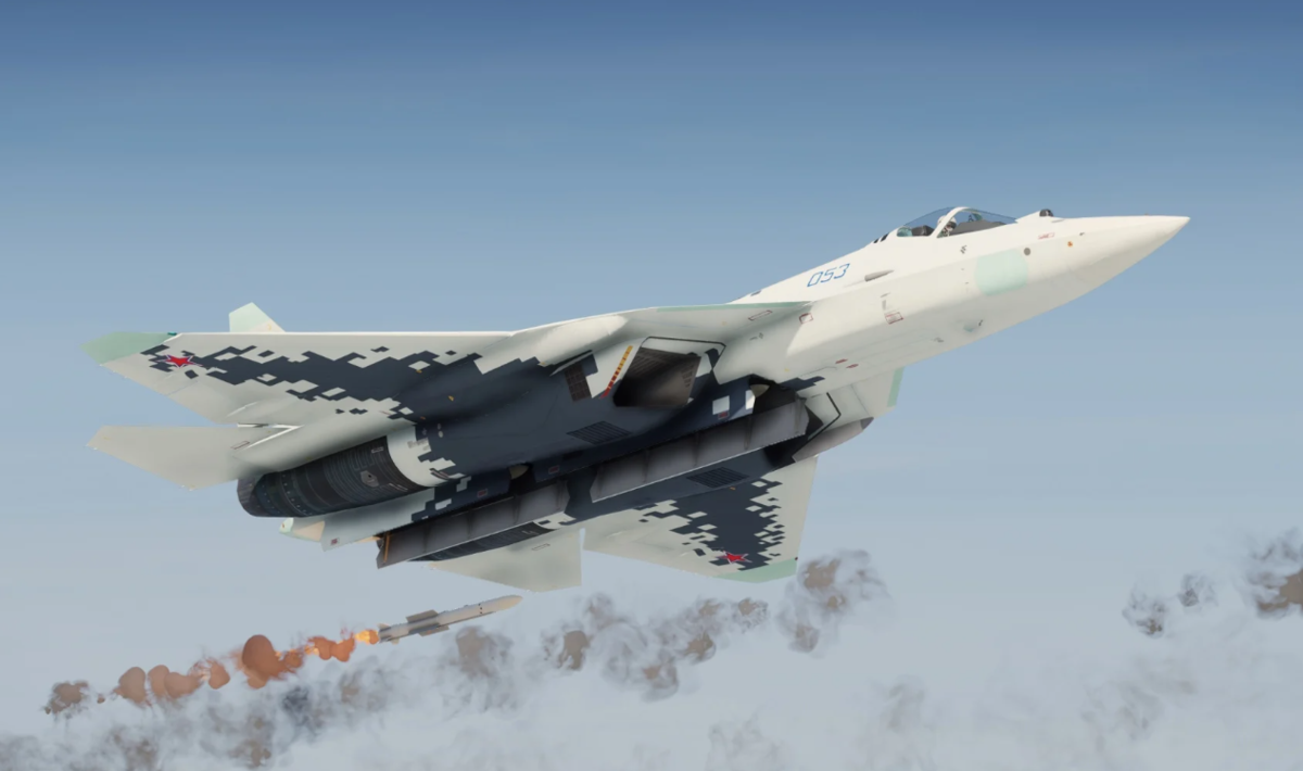 Ракета средней дальности Р-77М класса "воздух-воздух" лишь один из немногих видов оружия, применяемых Су-35. Фото МО РФ