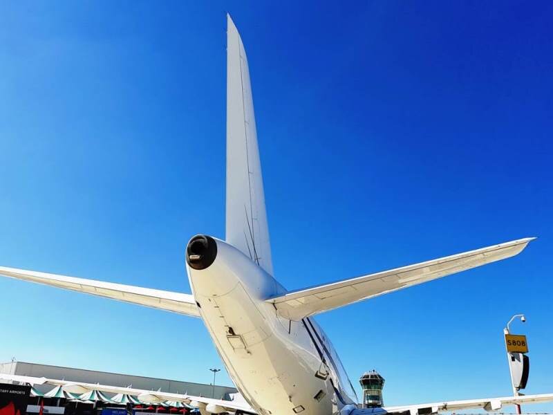 Хвост самолёта (фото автора)