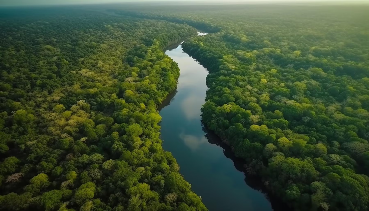 река амазонка под водой