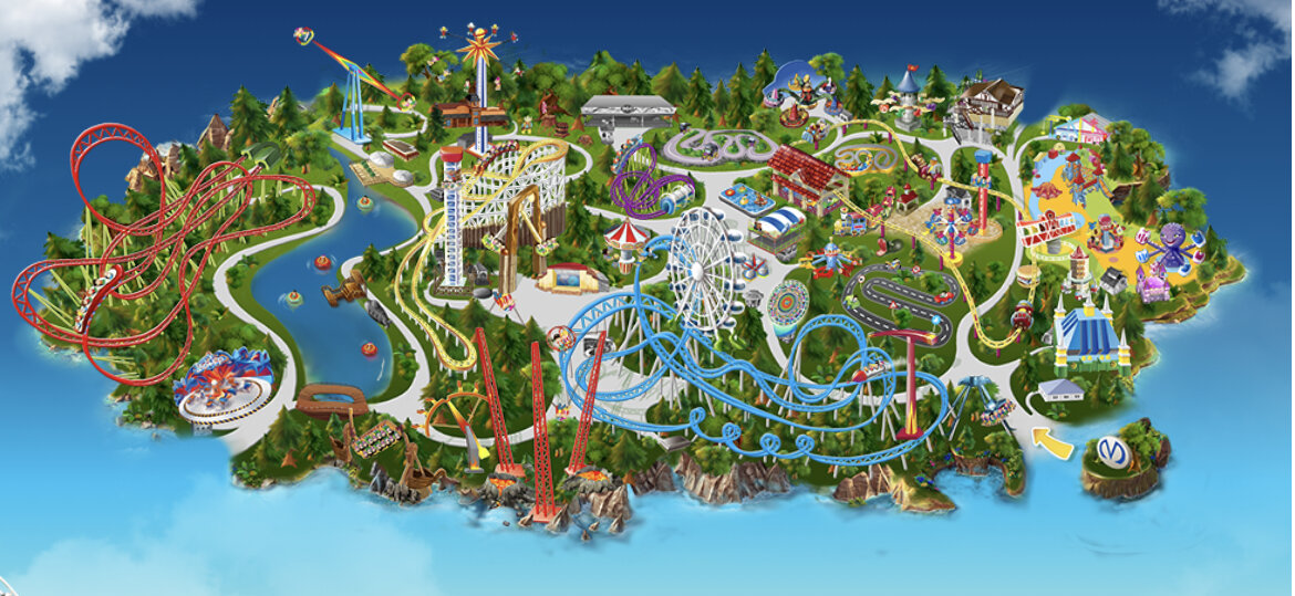 Карта парка с официального сайта Диво-Острова