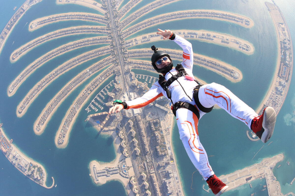 Skydive Dubai Пальма