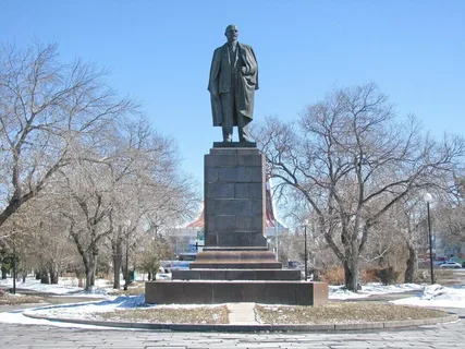 г.Омск площадь Ленина (Ленинская горка)