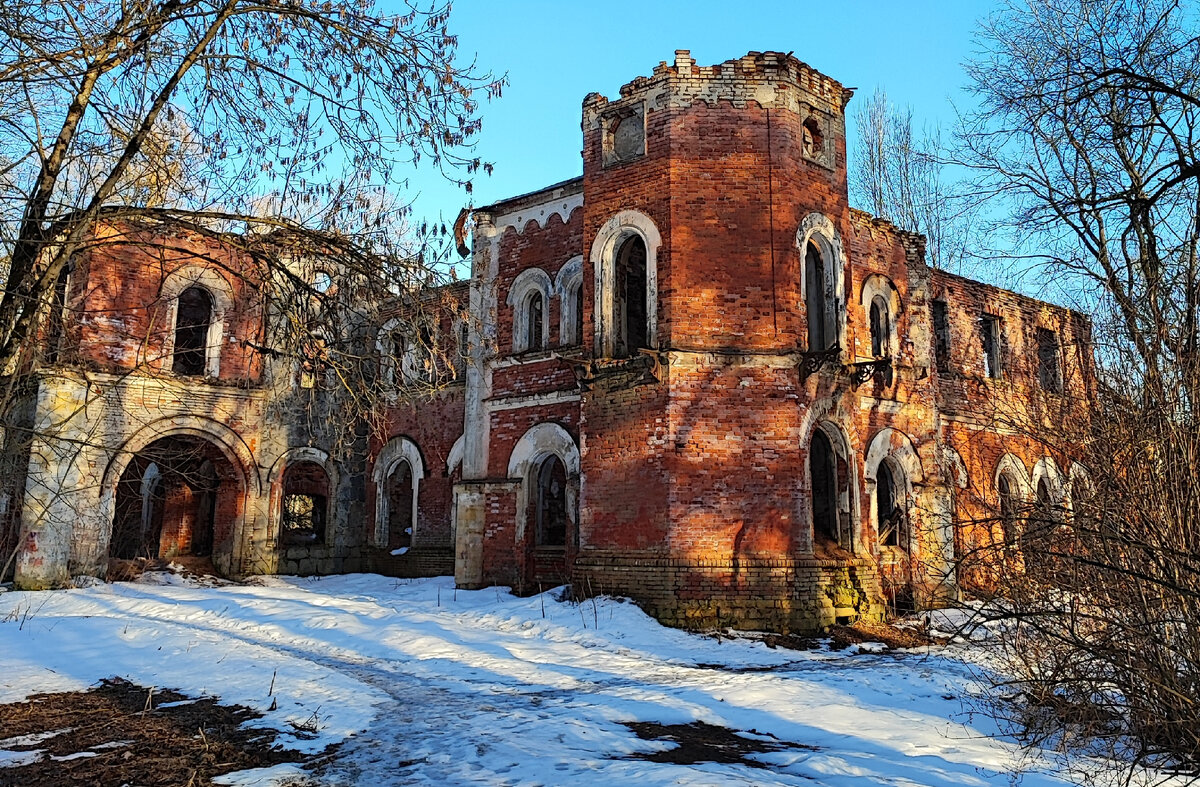 руины усадьбы баронов Врангелей