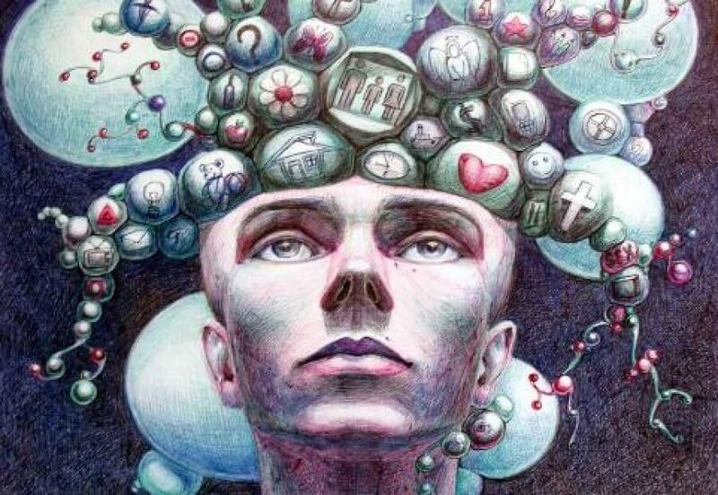 Установки человека. Негативные мысли у человека. Страшные мысли в голове. Мир в голове. Картина голова